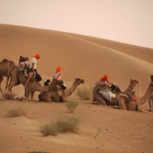 13. Camel safari at Jaisalmer Sam