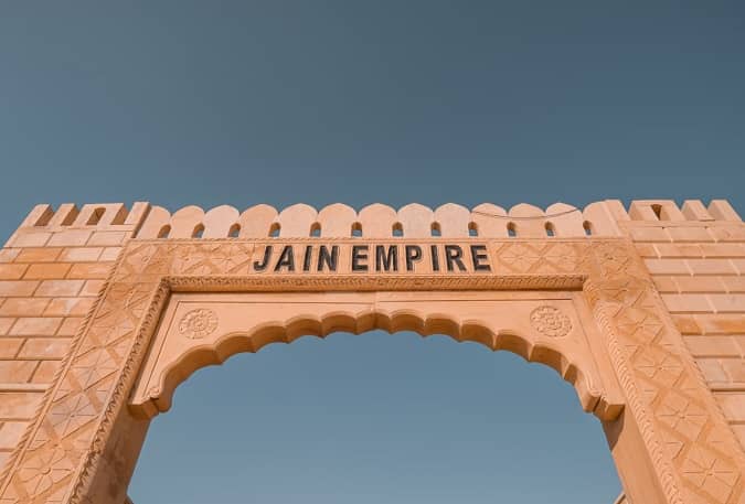 1. Jain Empire Resort Entrance