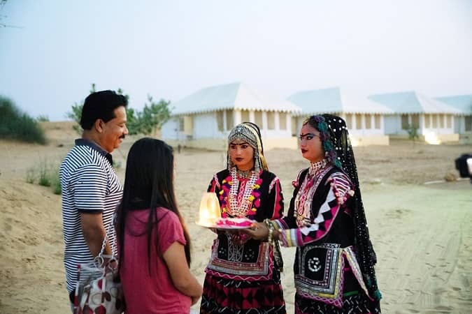 Winds Desert Camp Tikka Ceremony